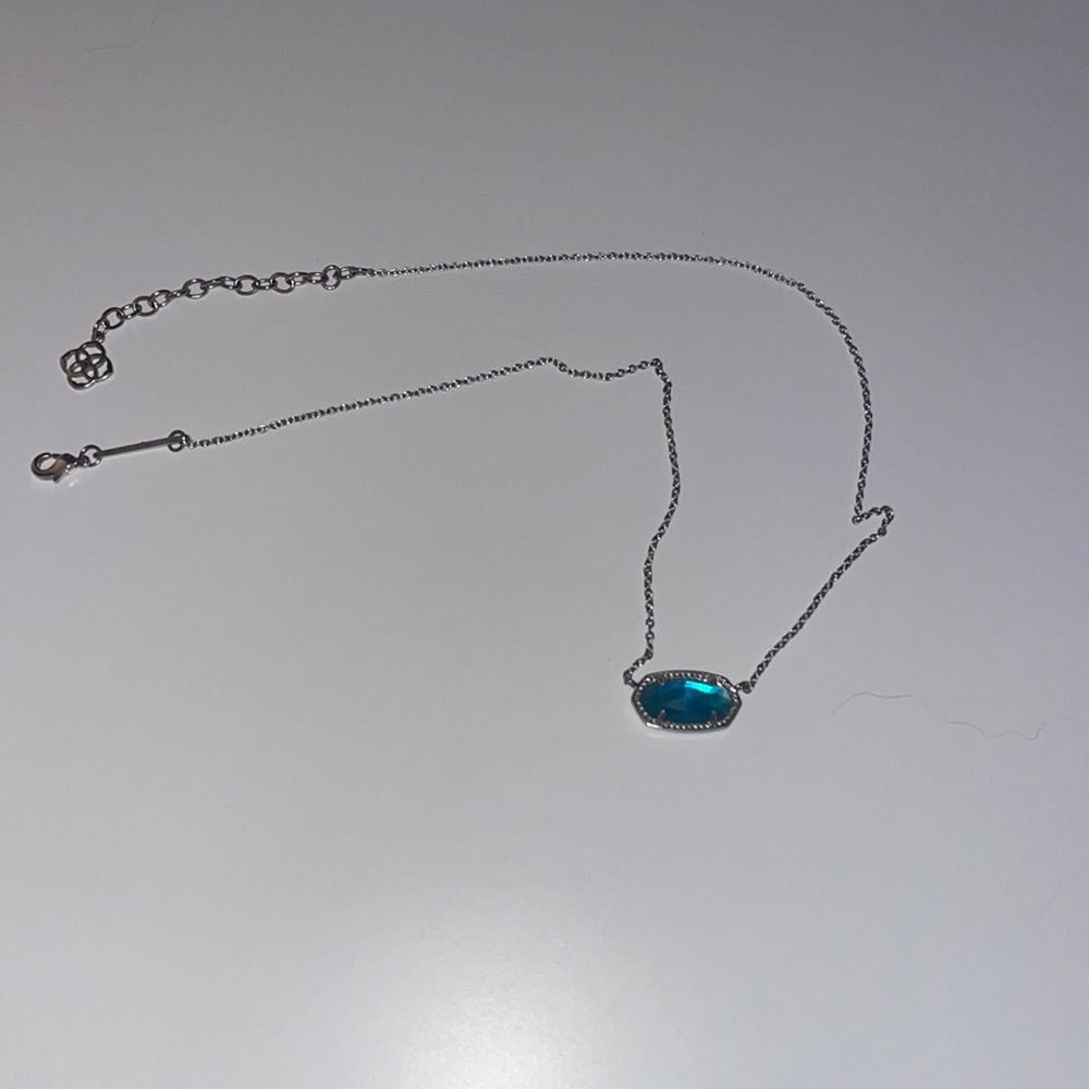 Kendra Scott blue-silver necklace